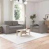 Sofa 2 pcs Taupe Metalas