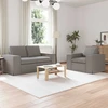 Sofa 2 pcs Taupe Metalas