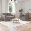 Sofa 2 pcs Taupe Metalas
