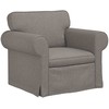 Sofa 2 pcs Taupe Metalas