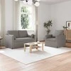Sofa 2 pcs Taupe Metalas