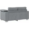 Sofa 3 pcs Šviesiai pilka 219 x 80 x 82 cm Lino mišinio audinys