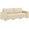 3-Vietis Sofa Kreminė 220 cm audinys