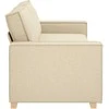 3-Vietis Sofa Kreminė 220 cm audinys