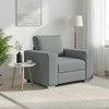 Sofa Kėdė Šviesiai pilka 100 cm audinys