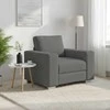 Sofa Kėdė Tamsiai pilka 100 cm audinys