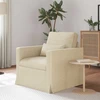 Fotelis Sofa 60cm Kreminė Metalas