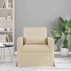 Fotelis Sofa 60cm Kreminė Metalas
