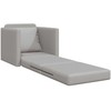 Sofa lova Debesų pilka 74 x 77 x 81 cm audinys