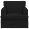 Fotelis Sofa Juoda 142 x 80 x 85 cm Metalas