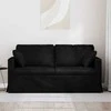 Sofa Juoda 158 x 78 x 80 cm Aksomas