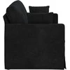 Sofa Juoda 158 x 78 x 80 cm Aksomas