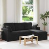 Sofa Juoda 198 x 134 x 80 cm Aksomas