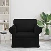Fotelis Sofa Juoda 215 x 82 x 80 cm Metalas