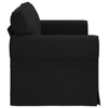 Sofa Juoda 215 x 82 x 80 cm Metalas