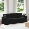 Sofa Juoda 228 x 78 x 80 cm Aksomas