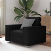 Sofa Kėdė Juodas 100 cm Dirbtinė oda
