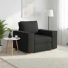 Sofa-kėdė, juoda, 100x78x84 cm, audinys