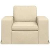 Fotelis Sofa Kreminė 102 x 80 x 82 cm Metalas