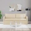 Sofa Kreminė 195 x 82 x 85 cm Metalas