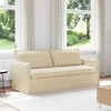 Sofa Kreminė 195 x 82 x 85 cm Metalas