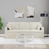 Sofa Kreminė 198 x 78 x 80 cm Aksomas