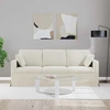 Sofa Kreminė 198 x 78 x 80 cm Aksomas