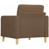 Sofa Krėslas, rudos spalvos, 60cm, audinys