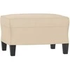 Sofa Krėslas su pakoja, kreminės spalvos, 60cm, mikropluošto audinys