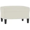 Sofa Krėslas su pakoja, kreminės spalvos, 60cm, aksomas