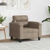 Sofa Krėslas, taupe spalvos, 60cm, mikropluošto audinys