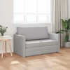 Sofa lova Debesų pilka 124 x 71 x 78 cm audinys