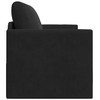Sofa lova Juoda 124 x 71 x 78 cm Aksomas