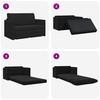 Sofa lova Juoda 124 x 71 x 78 cm Aksomas