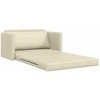 Sofa lova Kreminė 124 x 71 x 78 cm Dirbtinė Oda