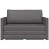 Sofa lova Pilka 124 x 71 x 78 cm Dirbtinė Oda