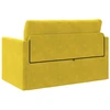 Sofa lova Saulėgrąžų geltona 124 x 71 x 78 cm Aksomas