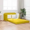 Sofa lova Saulėgrąžų geltona 124 x 71 x 78 cm Aksomas