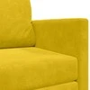 Sofa lova Saulėgrąžų geltona 124 x 71 x 78 cm Aksomas