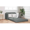 Sofa lova 110cm Tamsiai pilka audinys