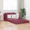 Sofa lova 110cm Vyno raudona audinys