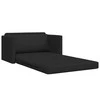 Sofa lova 110cm Juoda audinys