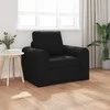 Sofa lova Juoda 98 x 71 x 83 cm audinys