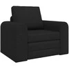 Sofa lova Juoda 98 x 71 x 83 cm audinys