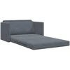 Sofa lova Tamsiai pilka 124 x 71 x 78 cm Aksomas