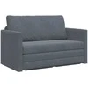 Sofa lova Tamsiai pilka 124 x 71 x 78 cm Aksomas