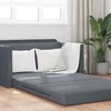 Sofa lova Tamsiai pilka 124 x 71 x 78 cm Aksomas
