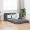 Sofa lova Tamsiai pilka 124 x 71 x 78 cm Aksomas