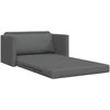 Sofa lova 110cm Tamsiai pilka audinys