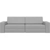 Sofa lova Debesų pilka 245 x 78 x 77 cm audinys